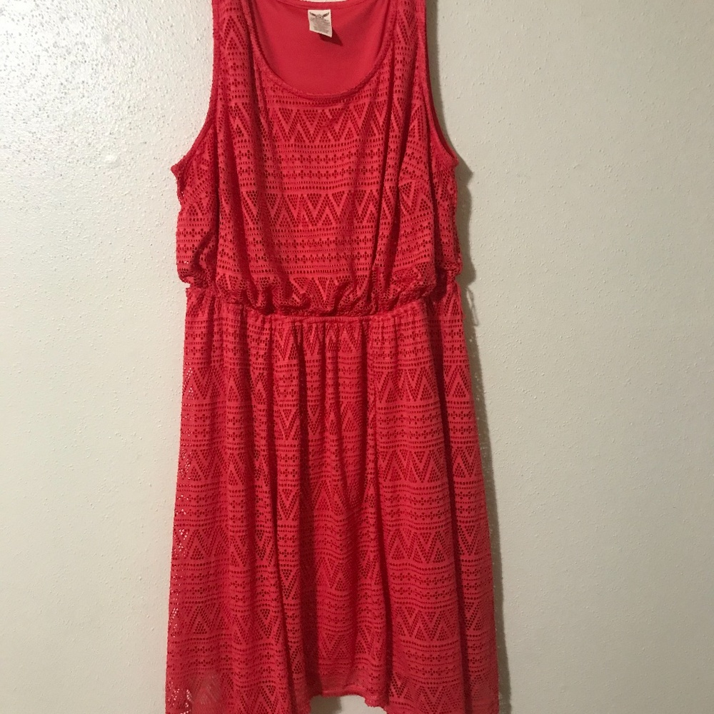 PINK LACE DRESS